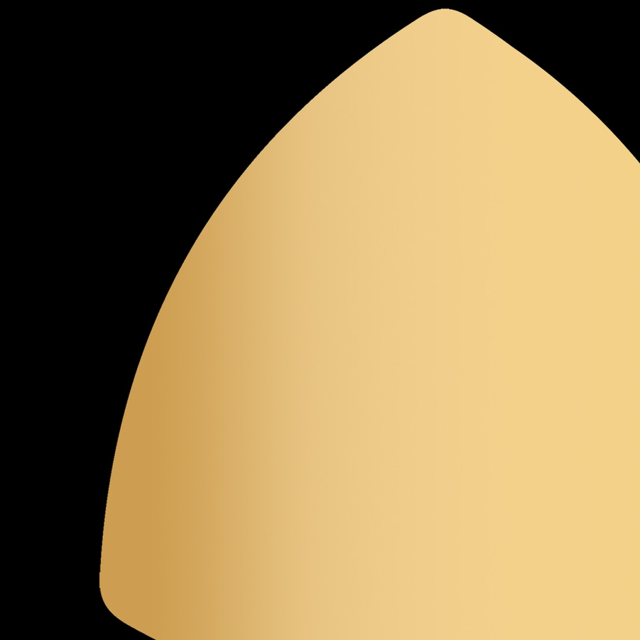 Goldener, spitzer Farbverlauf auf schwarzem Hintergrund, abstraktes Design