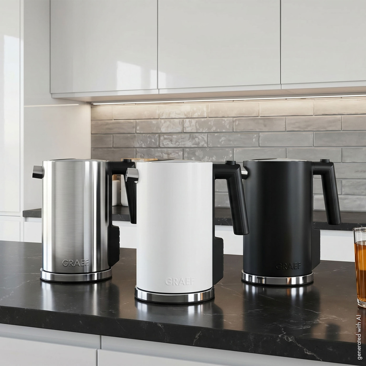 Stainless steel electric kettle WK902 1.2 litres, with temperature setting