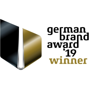 German Brand Award 2019 Winner Logo mit stilisiertem Design