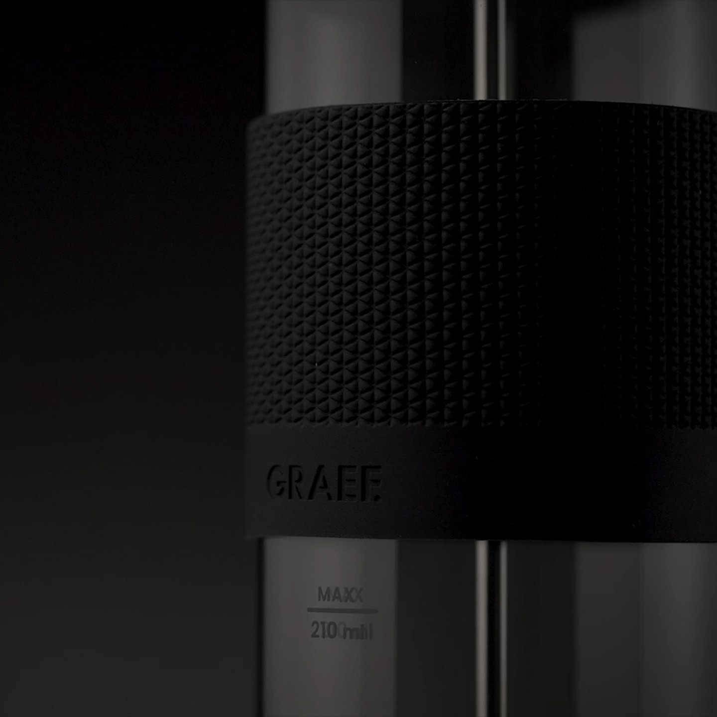 Manual milk frother MMS12 black