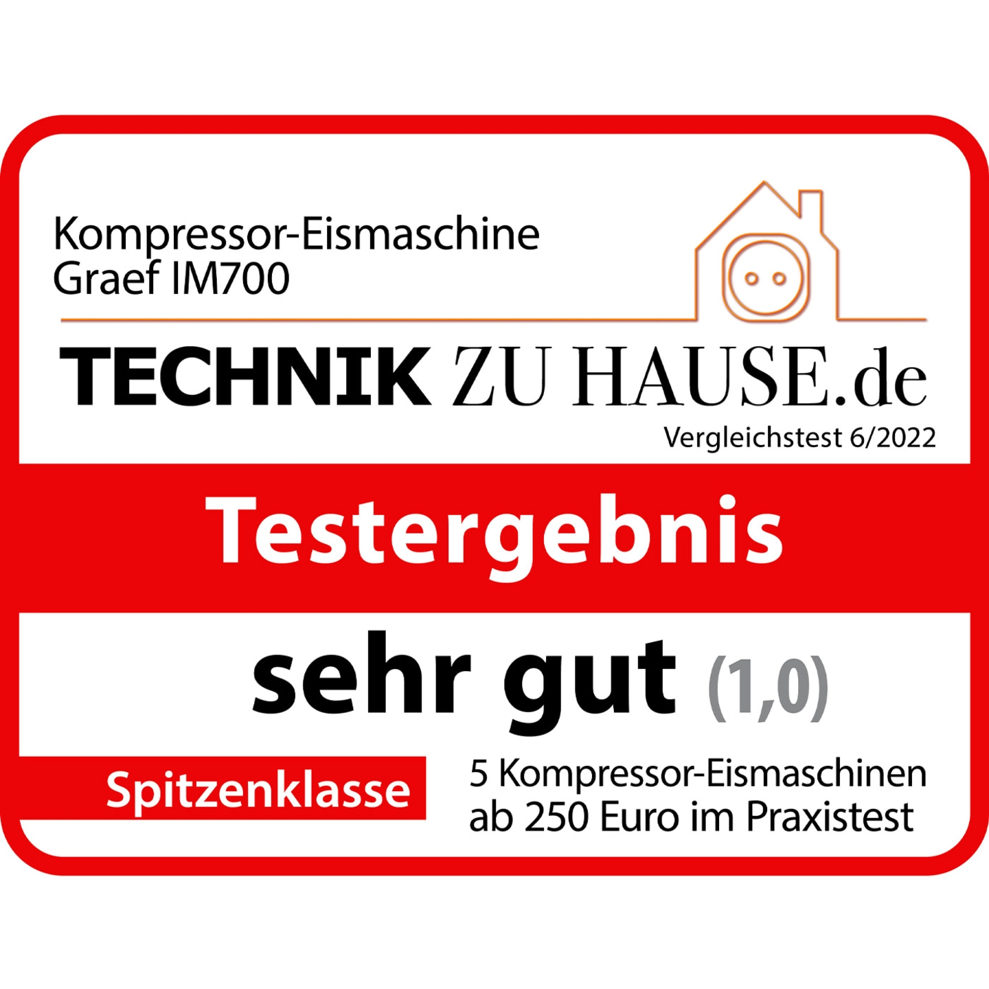 Eismaschine Test: sehr gut, Spitzenklasse, Technik zu Hause