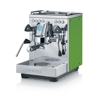 Graef Espressomaschine, grün, Edelstahl, professionelles Design, Kaffeezubereitung