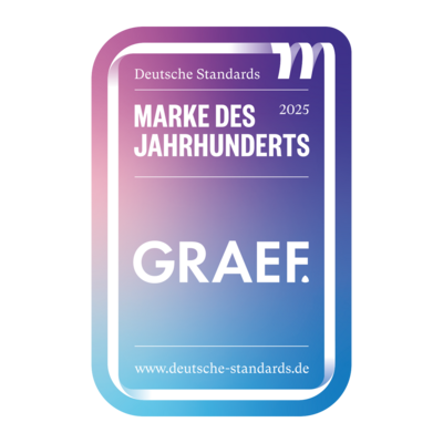 Marke des Jahrhunderts 2025 GRAEF. Deutsche Standards.