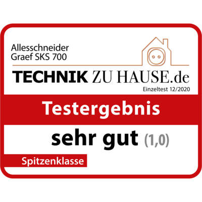 Allesschneider Graef SKS 700, test result very good (1.0), top class, technology at home