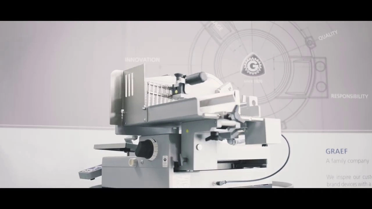 Graef slicer, innovation, quality, responsibility, family company, brand devices.