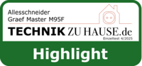 Allesschneider Graef Master M95F, Technik zu Hause.de, Highlight, Einzeltest 4/2025