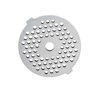Metallplatte mit Löchern, für Fleischwolf, rund, mit Aussparungen