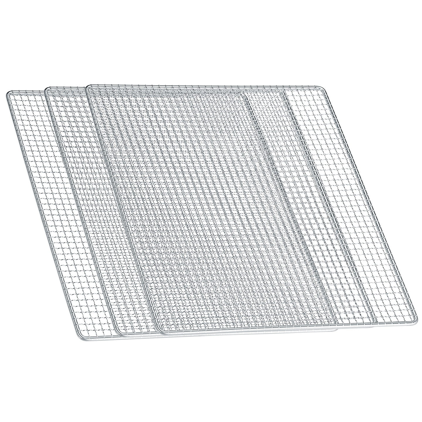 3er-Set Edelstahl-Dörrgitter Für Dörrautomaten DA 500-Serie