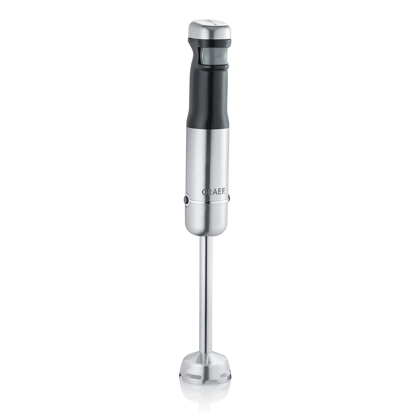 Graef Stabmixer, Edelstahl, schwarz, silber, Küchengerät, Mixen, Pürieren