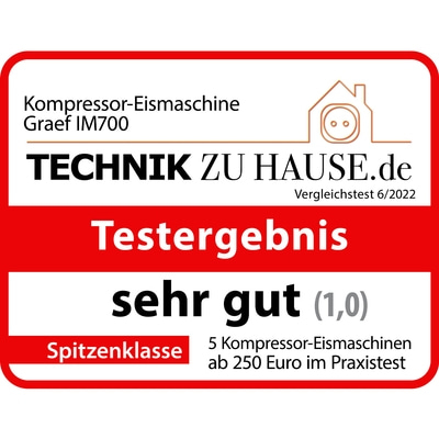 Eismaschine Test: sehr gut, Spitzenklasse, Technik zu Hause
