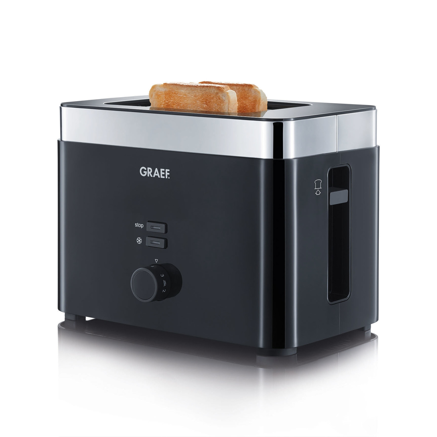 Toaster TO62 kompakt, für 2 Scheiben Toast