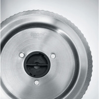 Metall-Kreissägeblatt mit schwarzem Drehverschluss und RSG Solingen Logo.