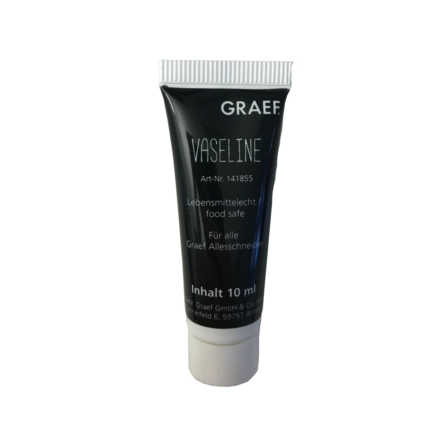 Vaseline Tube von GRAEF, 10 ml Inhalt, Lebensmittelgeeignet, für Allesschneider
