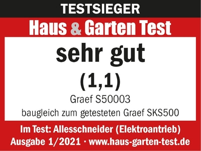 Test winner Haus & Garten Test, very good (1.1), Graef S50003, issue 1/2021