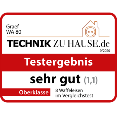 Graef WA 80, Technik zu Hause, Testergebnis sehr gut (1,1), Oberklasse, 9/2020