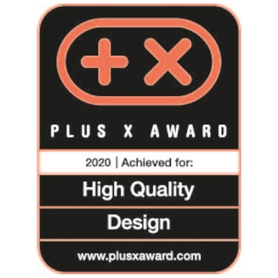 Plus X Award 2020 für High Quality Design, www.plusxaward.com