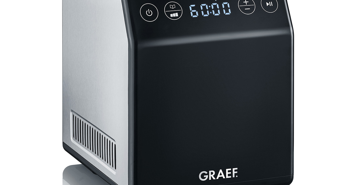 GRAEF Eismaschine IM700, Edelstahl-schwarz