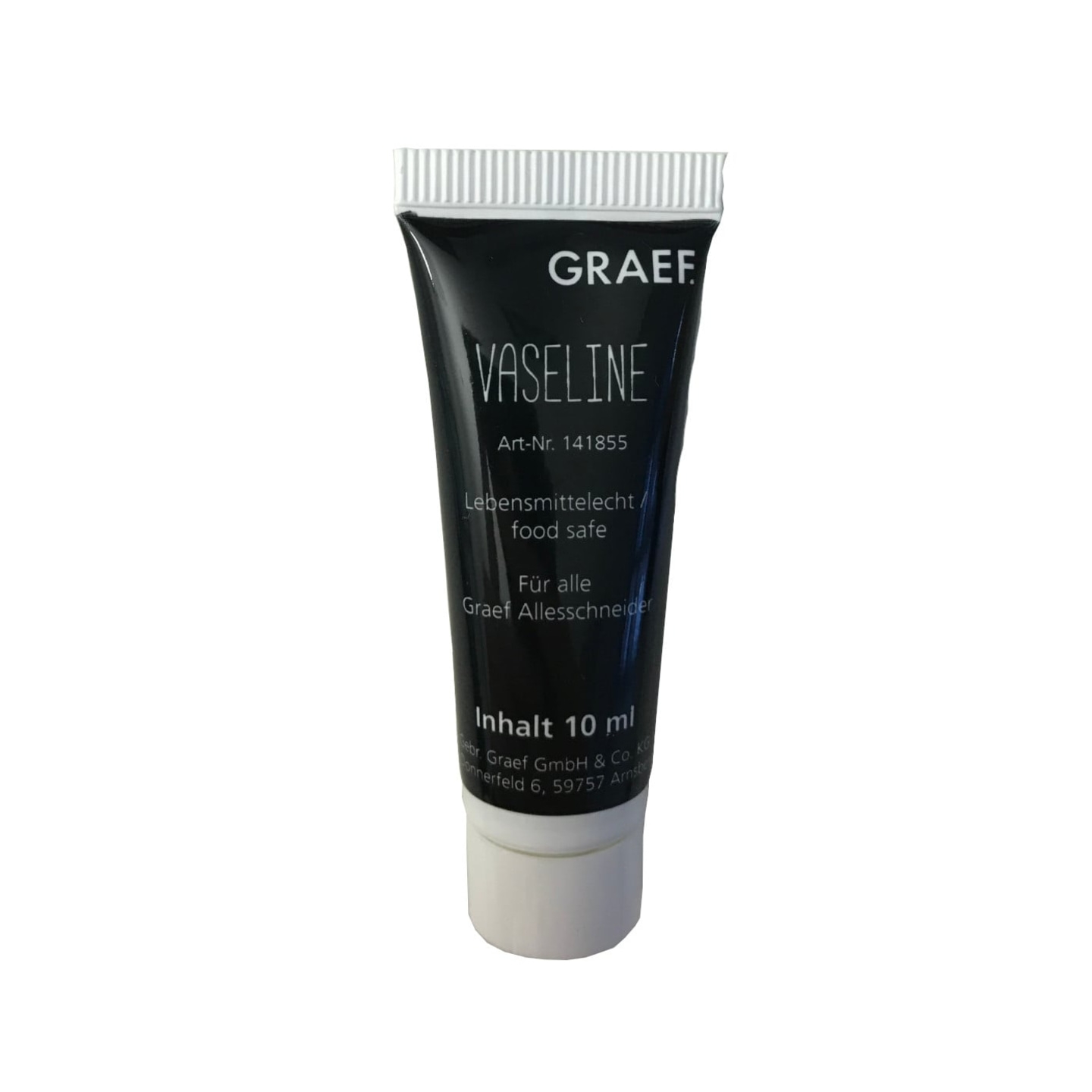 Vaseline Tube von GRAEF, 10 ml Inhalt, Lebensmittelgeeignet, für Allesschneider