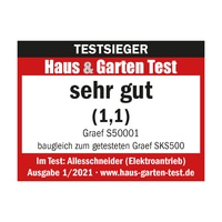 Testsieger Haus & Garten Test, sehr gut (1,1), Graef S50001, Allesschneider, Ausgabe 1/2021