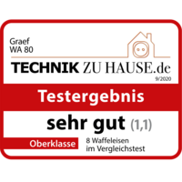 Graef WA 80, Technik zu Hause, Testergebnis sehr gut (1,1), Oberklasse, 9/2020