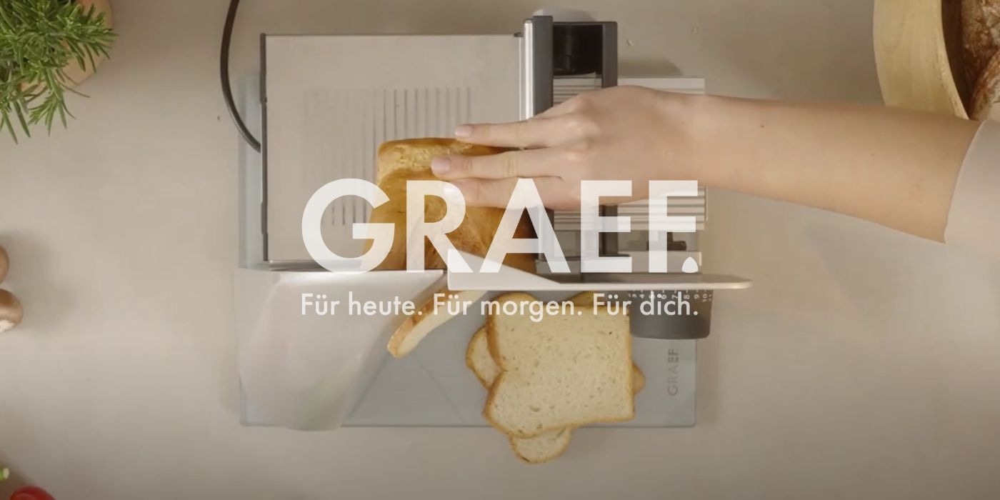 GRAEF Brotmaschine schneidet Toastbrot. Für heute, für morgen, für dich.