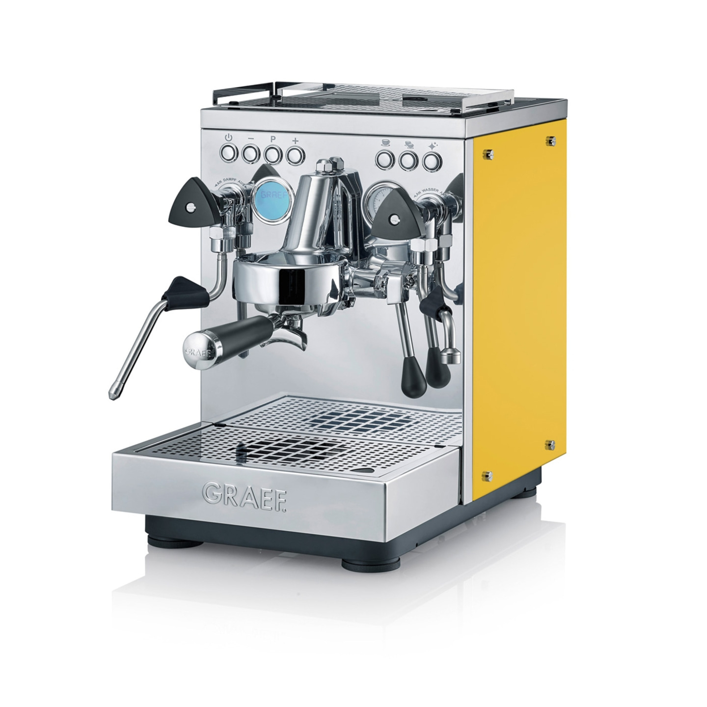 Portafilter espresso machine Estessa stainless steel / yellow