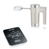 Handmixer HM508, taupe + Küchenwaage KS202 Das praktische Set für die Küche