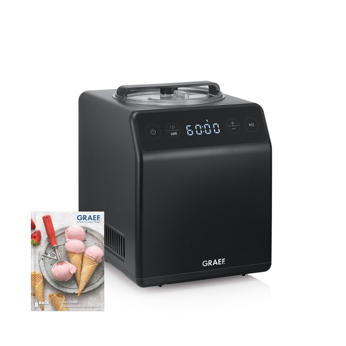 Eismaschine IM706, eisenglimmergrau 2 in 1 mit Joghurtfunktion