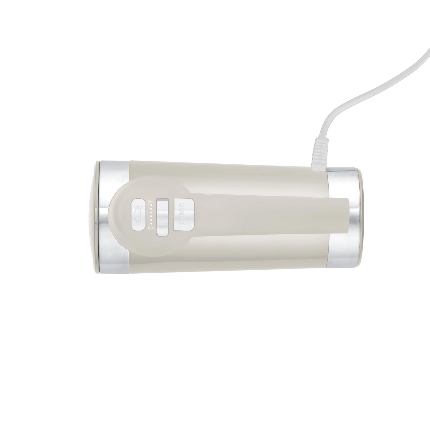 Handmixer, beige, mit Geschwindigkeitsregler und Turbotaste, Stromkabel