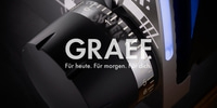 GRAEF product, close-up, focus on the dial, text: For today. For tomorrow. For you.