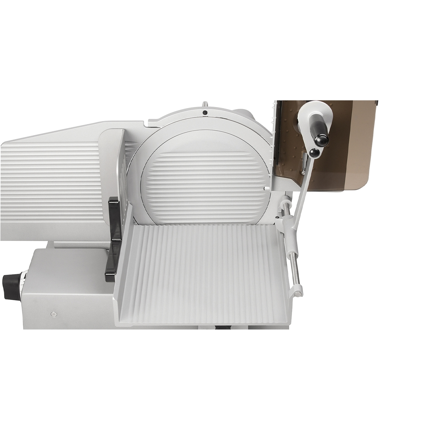 Fleischschneider, elektrisch, grau, mit Klinge, für Lebensmittel, Küche, Gerät