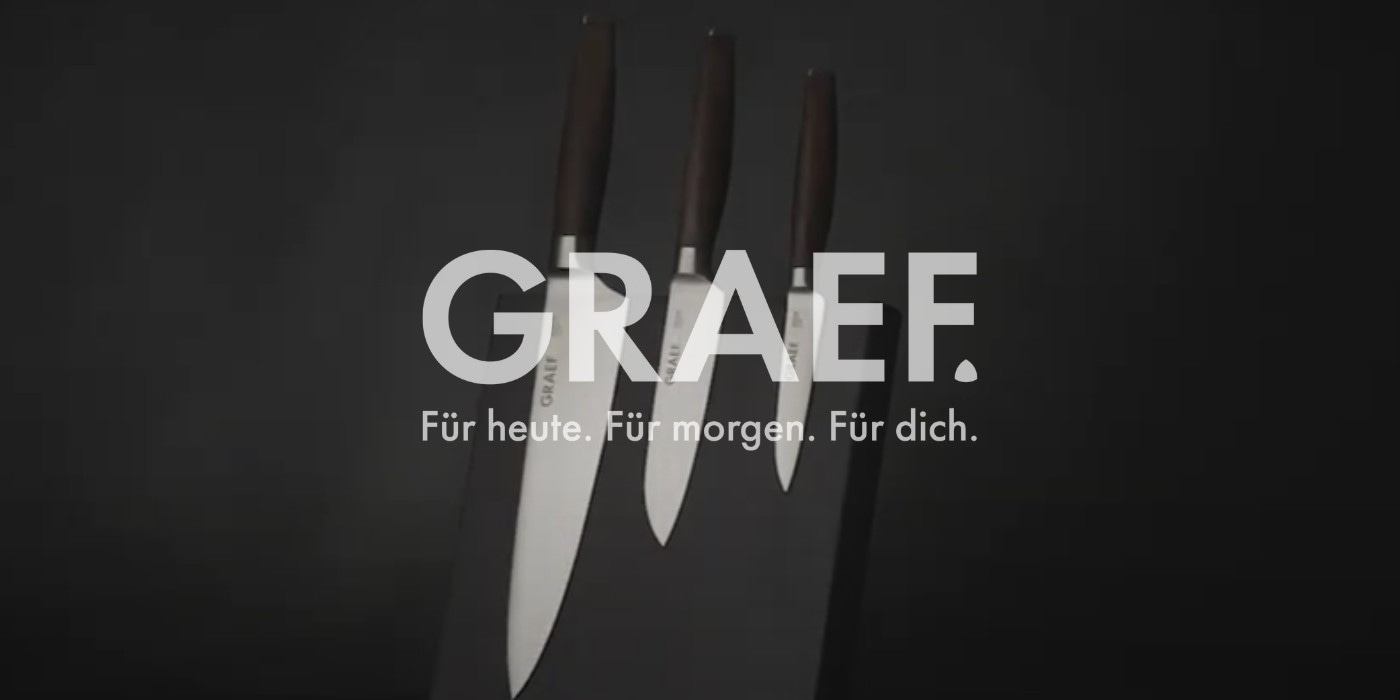 GRAEF Messer, für heute, für morgen, für dich, Küchenutensilien, Kochmesser