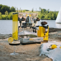 Portafilter espresso machine Estessa stainless steel / yellow