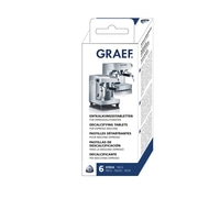 Decalcifying tablets for espresso machines, 6 pieces, GRAEF product, white box