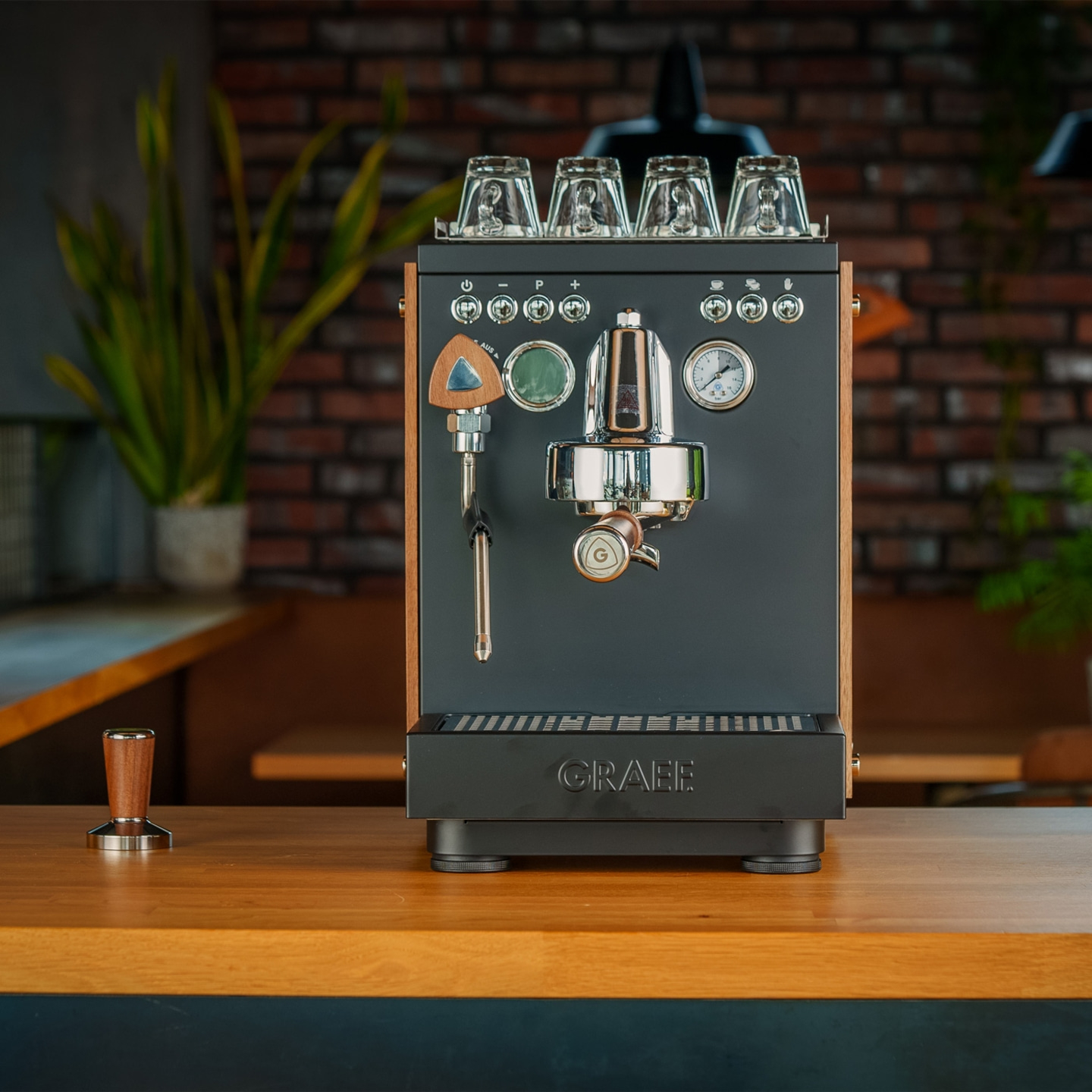 Portafilter espresso machine Batessa Duo thermoblock, black matt