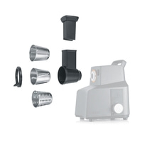 Graef Küchenmaschine mit Zubehör: Reiben, Schneiden, Zerkleinern, Küchenhelfer, Edelstahl