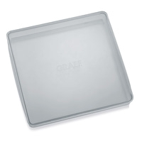 Graff Backform, quadratisch, transparent, leer, isoliert, weißer Hintergrund