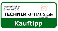 Wasserkocher Graef WK350, Technik zu Hause, Einzeltest 6/2022, Kauftipp