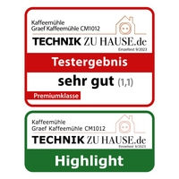 Kaffeemühle Graef CM1012, Testergebnis sehr gut, Premiumklasse, Highlight, Technik zu Hause