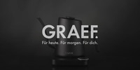 GRAEF Wasserkocher, Für heute. Für morgen. Für dich. Schwarzer Hintergrund.