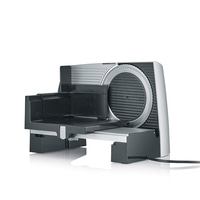 Graef Allesschneider, silberfarben, elektrisch, Küchengerät, Schneidemaschine, Lebensmittel